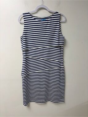 J. McLaughlin Nicola Sleeveless Asymmetrical Layer Dress Size Large